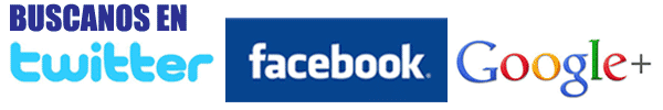 ENCUTENTRANOS EN FACEBOOK, TWITTER Y GOOGLE